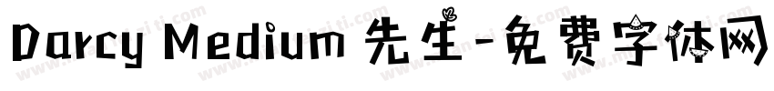 Darcy Medium 先生字体转换